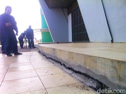 Kerusakan Stadion GBLA Gedebage Bertambah, Kabareskrim: Bisa Roboh Nih!
