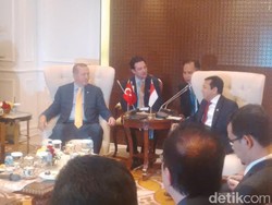 Sambangi DPR, Presiden Turki Disambut Setya Novanto dan Fadli Zon