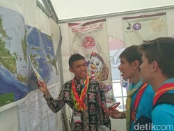 Peserta Jambore Dunia Takjub Lihat Peta Indonesia