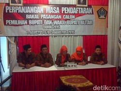 Pasangan Calon PDIP-Gerindra Resmi Tak Punya Lawan di Pilkada Blitar