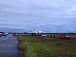 Evakuasi Citilink Tergelincir, Operasional Bandara Minangkabau Dihentikan Sementara