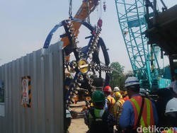 Mata Bor yang Akan Melubangi Perut Sudirman-Thamrin Dipasang