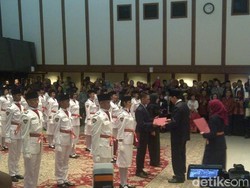 Kukuhkan Tim Paskibraka DKI, Ahok: Kami Harap Bisa Jadi Model Patriotisme