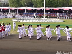 Kapolri dan Panglima TNI Ikut Gladi Bersih Upacara Kemerdekaan di Istana