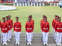 Giliran Tim Nakula yang Bertugas di Upacara Penurunan Bendera, ini Formasinya