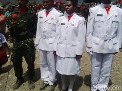 Jadi Paskibra, Putra-putri Pedalaman Papua Ini Ingin Bangun Daerahnya