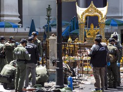 Kuil Erawan di Bangkok Dibuka Kembali Usai Ledakan Bom
