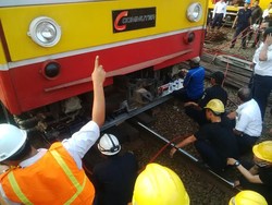 Imbas KRL Anjlok Dimanggarai, Ada 3 Jalur Kereta yang Belum Bisa Dilewati