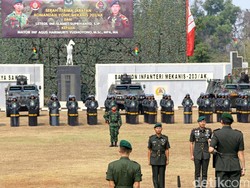 SBY Hadiri Sertijab Putranya, Mayor Agus Yudhoyono Sebagai Danyonif 203/AK