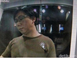 Ini Penampakan Pria Berambut Palsu Pembobol ATM Saat Bertransaksi