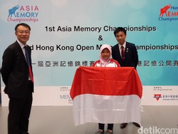 2 Anak Indonesia Menang Lomba Mengingat Tingkat Dunia di Hongkong