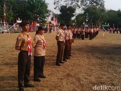 Napi Jawa-Lampung Berkemah di Cibubur, Garis Polisi Membentang