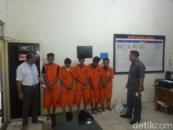Polisi Ringkus 4 Begal Sadis di Lampung Selatan