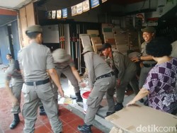 Tertib, Pembongkaran Ruko di Pasar Benhil Libatkan 1.200 Aparat