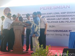 Resmikan Pembangunan Transportasi Perintis di Sorong, Ini Janji Menteri Jonan