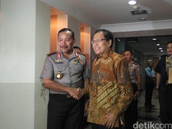 Bahas Dwell Time, Kapolri Sambangi Kantor Menko Rizal Ramli