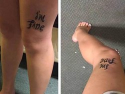 Ingin Tunjukkan Perjuangannya Hadapi Depresi, Wanita Ini Bikin Tato