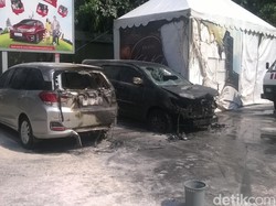 Akibat 2 Mobil Terbakar, SPBU Jl Gatot Subroto Ditutup Sementara