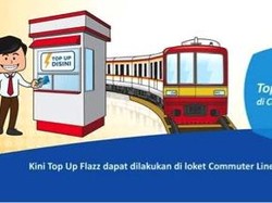 Kini Bisa Top Up Flazz di Loket Commuter Line