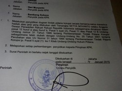 Hoax Sprindik KPK Tentang Setya Novanto Tersangka