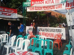 Para Purnawirawan Menolak Pengosongan Rumah yang Dilakukan TNI