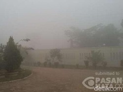 Begini Pekatnya Asap yang Membuat Warga Riau Resah