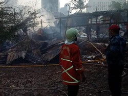 Ada 25-30 Lapak Pemulung di Semanggi yang Terbakar, Api Sudah Padam