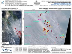 Ini Citra Satelit Gambarkan Asap dan Hotspot di Sumsel Hingga Jambi