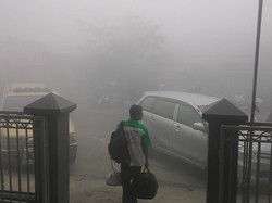 Pangkalan Bun Tertutup Asap, Begini Penampakannya!