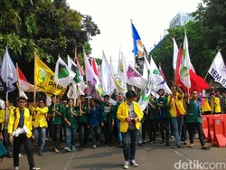 Mahasiswa BEM Jabodetabek Demo Istana, Lalin Lancar