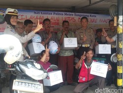 Rangkul Pengojek, Polantas Tangerang Imbau Opang Akur Sama Go-Jek