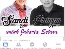 Beredar Poster Duet Sandiaga Uno-Ridwan Kamil untuk Pilgub DKI di Medsos