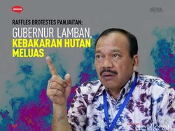 Raffles Brotestes Panjaitan: Gubernur Lamban, Kebakaran Hutan Meluas