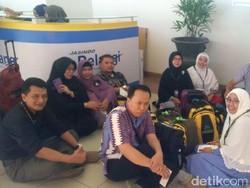 Pesawat tak Bisa Mendarat di Pekanbaru, 112 Calhaj Diterbangkan via Padang