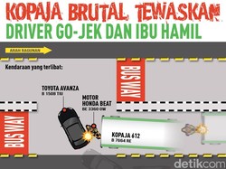 Begini Detik-detik Kecelakaan Kopaja Tewaskan Driver Go-Jek
