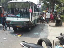 Ini Kerusakan Akibat Kopaja Ngebut yang Tewaskan Sopir Go-Jek dan Istrinya