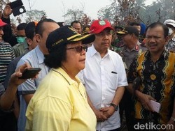Kunjungi Riau, Menteri LHK Terima Data Soal Kebakaran Hutan