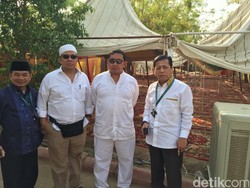 Perjalanan Haji Novanto cs: Tinjau Arafah Sampai Kunjungi Korban Crane