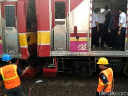 Benturan Kereta di Stasiun Juanda, Polisi: Asisten Masinis Langgar Signal