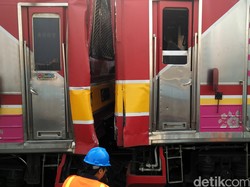 Polres Jakpus Turun ke Stasiun Juanda, Selidiki Benturan 2 Kereta