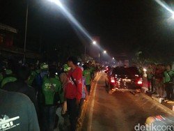 Acara Tabur Bunga Go-Jek Selesai, Lalin Warung Buncit Lancar Lagi