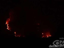 Kebakaran di Gunung Lokon Belum Padam, Api Diduga Berasal dari Kebun