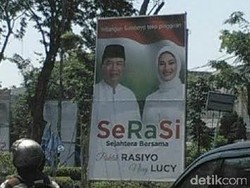 Baliho Rasiyo-Lucy di Jalur Hijau, Panwas: Kewenangan di Linmas dan Satpol