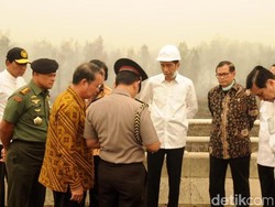 Presiden Jokowi Perintahkan Zeni TNI AD untuk Tangani Kebakaran Hutan