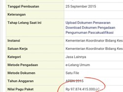 Wow! Anggaran Sosialisasi Revolusi Mental di Televisi Rp 97,8 M