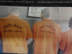 Dulu Bergaya Foto Membunuh Beruang Madu, Kini 3 Pria ini Pakai Baju Tahanan