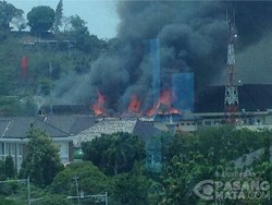 Polri: Lantai 3 Mapolda Jateng yang Terbakar