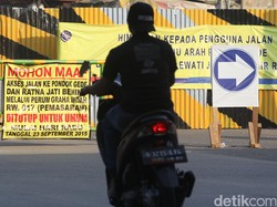 Ada Perbaikan Jembatan, Arus Lalin Jati Asih Menuju Pondok Gede Terputus