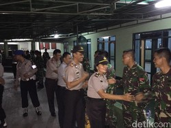 Salam Kompak! Begini Akrabnya TNI-Polri di HUT ke-70 TNI