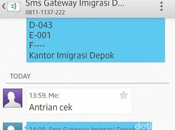 Di Imigrasi Depok, Antrean Pembuatan Paspor Bisa Dipantau via SMS
